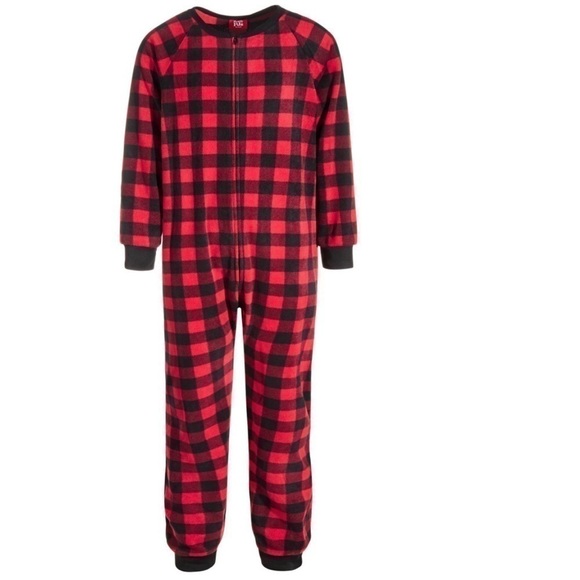 Matching Toddler, Little & Big Kids 1-Pc. Red Check  Family Pajamas Red 2T-3T - Picture 1 of 12